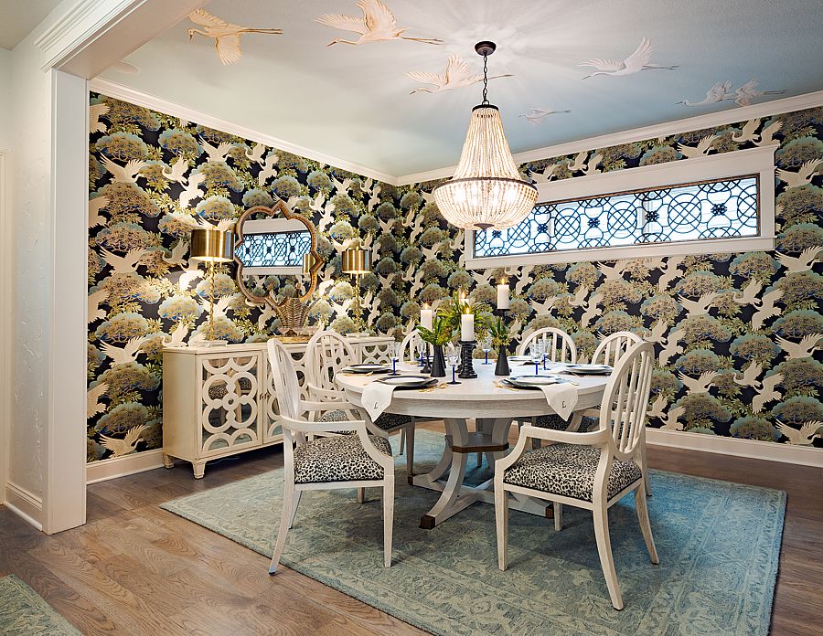 The variety of lighting above includes candlelight for added sensory pleasure.