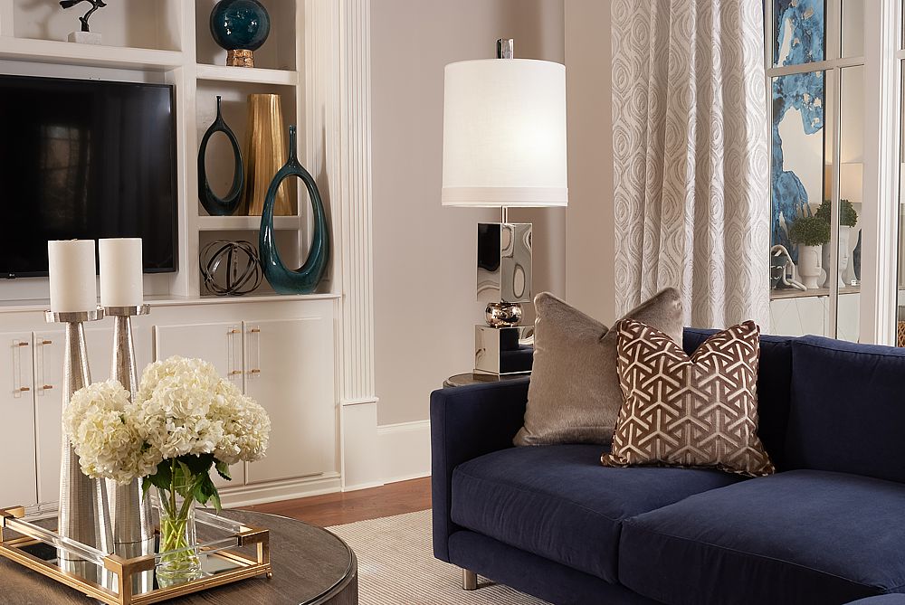 Interior designers are expert at layering textiles throughout a home creating warm and inviting interiors.